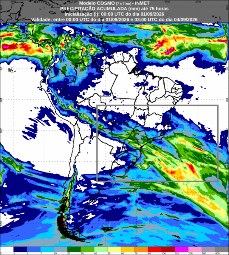 Chuva retorna ao Centro-Sul e favorece plantio em setembro