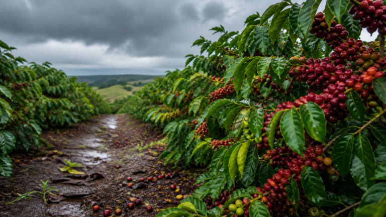 Colheita de café arábica atinge 99% na área da Expocacer