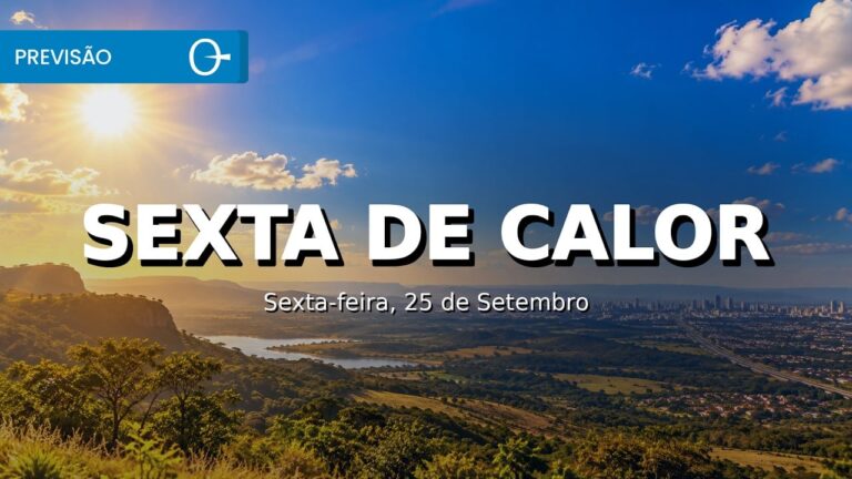 Inmet prevê calor no Centro-Sul e chuvas isoladas no Brasil nesta sexta