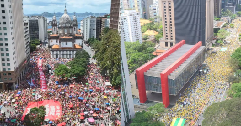 Lula e Flávio mobilizam apoiadores em atos de rua no segundo turno