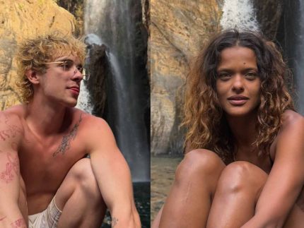 Juliano Floss desconversa sobre romance com Thainá Duarte no Festival do Rio