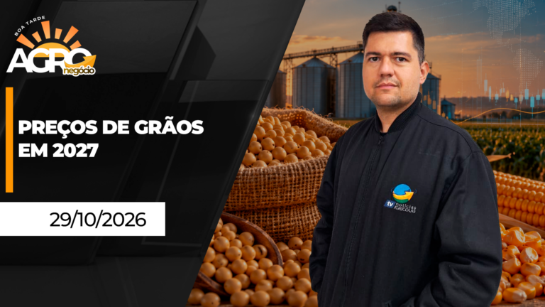 Preços de soja, milho e trigo podem subir em 2027, avalia programa Boa Tarde Agro