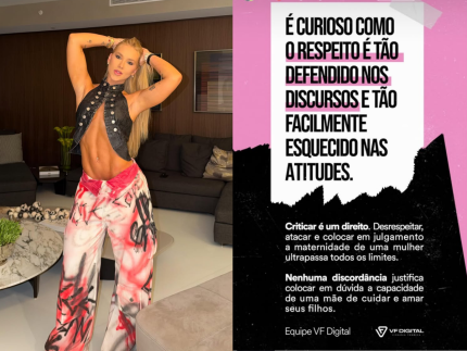 Virginia Fonseca rebate críticas de Silvia Abravanel sobre maternidade