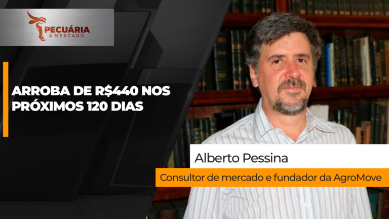 Agromove projeta arroba do boi entre R$ 430 e R$ 440 até fevereiro de 2027