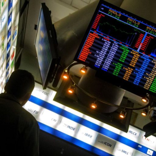 Painel do Ibovespa  • Cris Faga/NurPhoto via Getty Images
