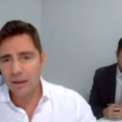 Ex-banqueiro Daniel Vorcaro em depoimento à Polícia Federal  • Reprodução