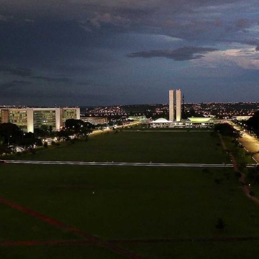 Esplanada dos Ministérios, com o Congresso ao fundo, em Brasília  • Marcello Casal Jr/Agência Brasil
