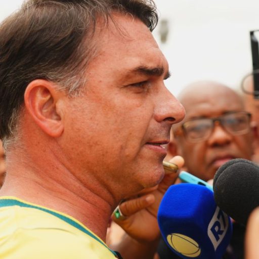 O senador e candidato ao Planalto, Flávio Bolsonaro (PL-RJ)  • Charles Vieira/ Divulgação
