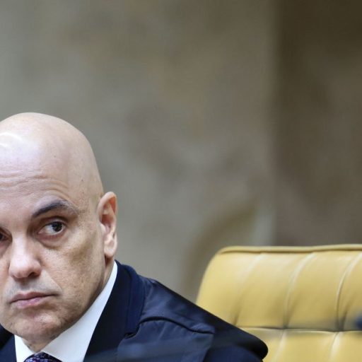 O ministro Alexandre de Moraes durante sessão plenária do STF  • Fellipe Sampaio/STF