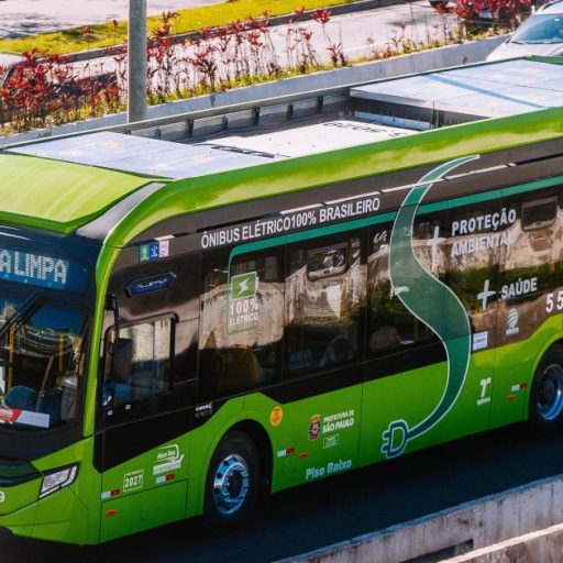 São Paulo reduz consumo de diesel com frota de ônibus elétricos